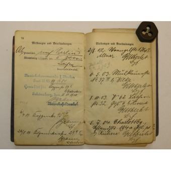Militärpaß- Военный билет на имя Фридриха Дикманна. Espenlaub militaria